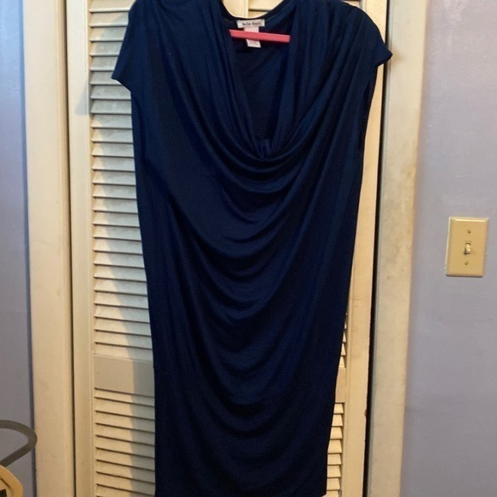 Belle Amie T-shirt Cowl Neck Mini Dress